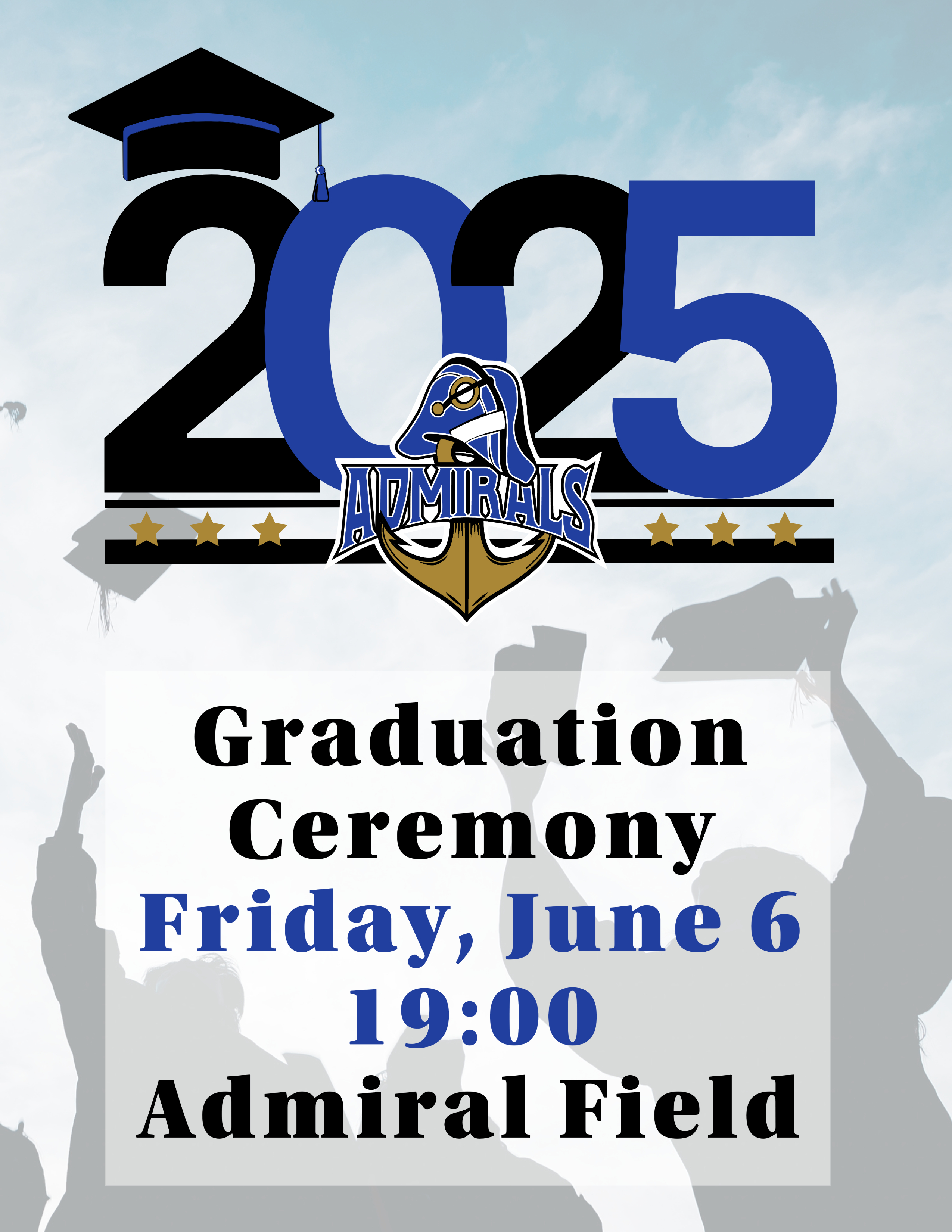 Graduation Ceremony Flyer 2025 May 9 19:00